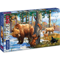 Пазлы 500 эл. "Premium. Лесные друзья" 46х34см 500ПЗ2_18586/055112