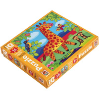 Пазлы 16 эл. "IQ. Милый жираф" макси 2+ 978-5-8112-7192-4