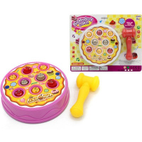 Игра с молоточком "Праздничный торт" 17,5см пластик (звук) 1680145/380A
