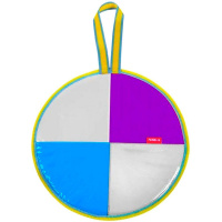 Санки-ледянки d-40см с ручкой, пвх/текстиль Л40Т2