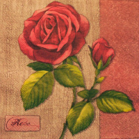 Набор салфеток для декупажа 33х33мм 20шт Цветы Y6785-18