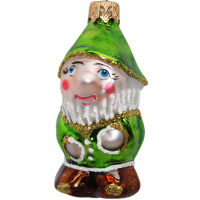Ёлочное украшение "Гномик в шапочке" h-9см в подарочной упаковке ФУГ-737
