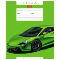 Тетрадь А5 12л узкая линия "Авторалли" на скобе 5 дизайнов 080114