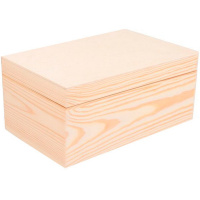 Заготовка для декорирования "Коробка" 13,5х9,5х7см дерево PP-019