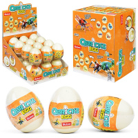 Конструктор "Насекомые" в яйце 8х6см 12 видов, пластик 38-1068