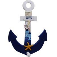 Вешалка "Якорь" 27х19см настенный, дерево Y10281-24