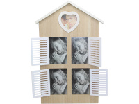 Рамка для фото 9х13см дерево, 4 фотографии Y8234-19