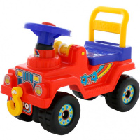 Каталка-автомобиль Джип 4х4 53х27х41см красный 62826/71798