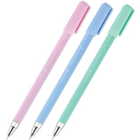 Ручка гелевая "SimpleWrite ZEFIR" 0,5мм черная, ассорти 20-0294