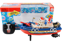 Лодка р/у, пластик 26х15см (свет, звук) 1260586/0699