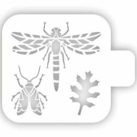 Трафарет пластиковый 9х9см с ручкой МД9-20