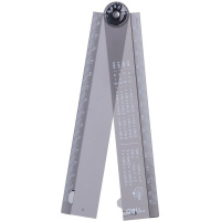 Линейка 15-30см "Orbit" складная, прозрачная тонированная, пластик EG01102