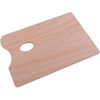 Палитра 20х30см прямоугольная дерево Y10725-24