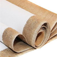 Холст для живописи 235г/м2 100% лен 2х3м среднее зерно грунтованный 4610003280222