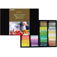 Пастель масляная 72 цвета "Gallery Soft Dry" круглый корпус, картон MGMOPV72