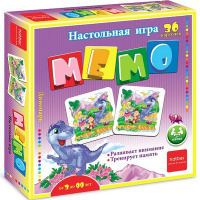 Игра настольная "Мемо. Динопарк" (36 карточек) 028013
