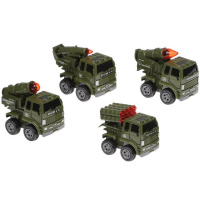 Машина военная 11см, пластик, 4 вида Y9612-19