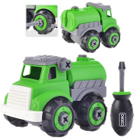 Конструктор "Фермерская машина" 17,5х11,5х12см с отверткой, пластик 2293103/2046