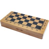 Шахматы, шашки, нарды 3 в 1, 30х30см лакированные Y7163-18