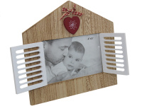 Рамка для фото 10х15см дерево, коричневая Y8225-19