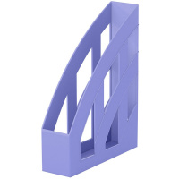 Лоток д/бумаг вертикальный "Office Pastel" ширина 7,5см фиолетовый, пластик 55579