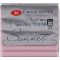 Пластика 56гр. брус, розовый светлый с блестками 5964995