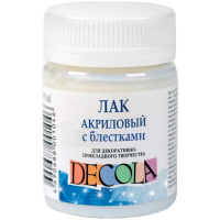 Лак акриловый с блестками 50мл 5828958 Лак акриловый с блестками 50мл 5828958