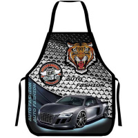 Фартук для труда "Скорость тигра" 54х46см печать на ткани ФДТ-33