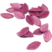 Листья декоративные 3,5см фиолетовые 25шт/уп. Y9519-19