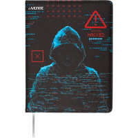 Дневник для 1-11 классов "Label. Hacker" твердая обложка, искусственная кожа с поролоном 2020507