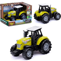 Трактор "Мастер" на батарейках, пластик 11х6,5х7см (свет, звук) 550-1P