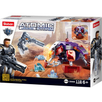 Конструктор "Атомная буря. Защитник" 118 деталей 19х14х4,5см пластик (1 фигурка) M38-B0908
