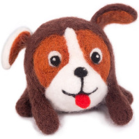 Набор для валяния "Игрушка. Щенок Тошка" (шерсть, игла, основа, выкройка, трафарет) WT-0149