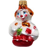 Ёлочное украшение "Клоун" h-9см в подарочной упаковке ФУ-169