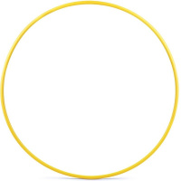 Обруч 89см пластик, желтый УТМ01442878