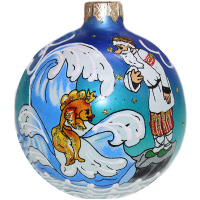 Шар 80мм "Золотая рыбка" в подарочной упаковке КУ-80-80811