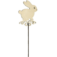 Топпер "Зайчик" 10,5х8см дерево 480012