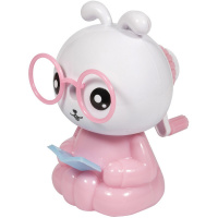 Точилка 1 отв. "Fun. Зайка" с контейнером и регулировкой угла заточки, пластик 35-0069