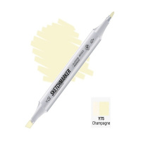 Маркер спиртовой двухсторонний "Sketchmarker" шампань SM-Y75