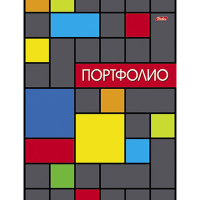 Папка-портфолио универсальное А4 "Яркая графика" на 2-х кольцах пластик 2AB4_14177/039304