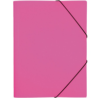 Папка на резинке "DIAMOND NEON" А4 розовая Пк4р_02033/035332