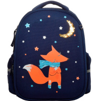 Рюкзак "Волшебный лис" 30х38х20см, 1000гр, 2 отделения, 2 кармана, синий 12-001-123/02