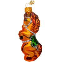 Ёлочное украшение "Веселая лошадка" h-10см в подарочной упаковке ФУ-452