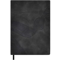 Ежедневник недатированный А6+ "Escalada" 320стр., черный, искусственная кожа софт-тач 64024 Ежедневник недатированный А6+ "Escalada" 320стр., черный, искусственная кожа софт-тач 64024