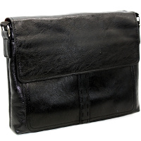 Сумка 32х24х4см кожзам, черный Y9405-19