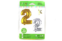 Шар воздушный 80см (32"), Цифра "2" (фольга) Y5691-17