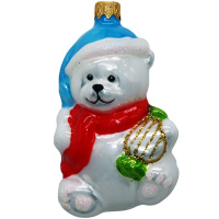 Ёлочное украшение "Мишка плюшевый" h-11см в подарочной упаковке ФУ-595