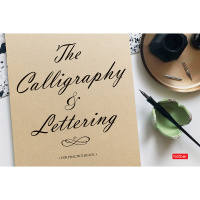 Тетрадь-пропись д/каллиграфии и леттеринга А5 48л "Пиши легко!" на скобе мат.ламинация 061328