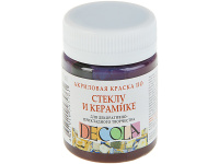 Краска акриловая по стеклу и керамике 50мл коричневая 4028419