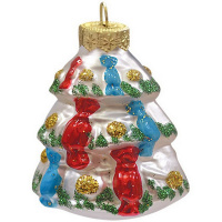 Ёлочное украшение "Елочка нарядная" h-7см в подарочной упаковке ФУ-515